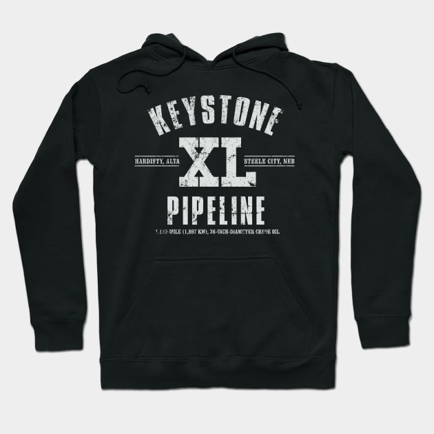 Keystone XL Pipeline Hoodie by MindsparkCreative